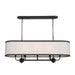 Myhouse Lighting Kichler - 52467BKT - Eight Light Linear Chandelier - Heddle - Textured Black