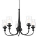 Myhouse Lighting Kichler - 52468BK - Five Light Chandelier - Melis - Black