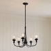 Myhouse Lighting Kichler - 52468BK - Five Light Chandelier - Melis - Black