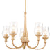 Myhouse Lighting Kichler - 52468WMP - Five Light Chandelier - Melis - Warm Maple Wood