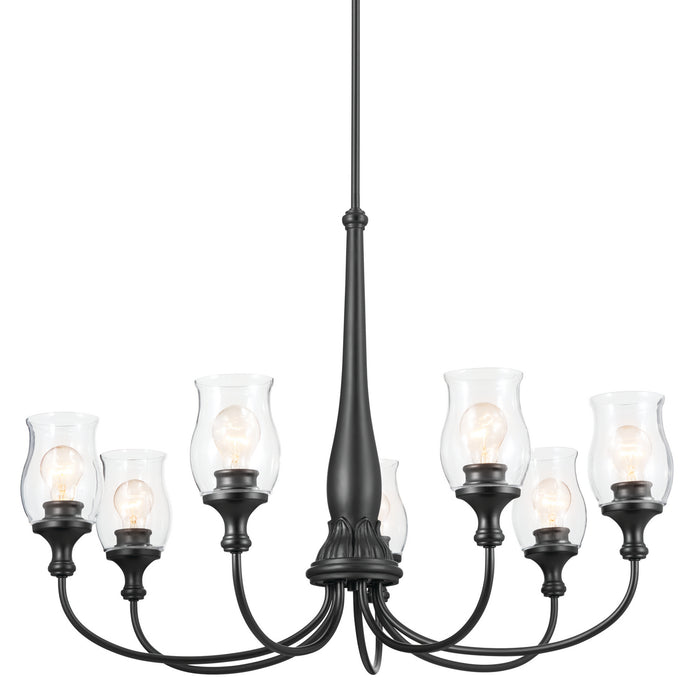 Myhouse Lighting Kichler - 52469BK - Seven Light Chandelier - Melis - Black