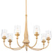 Myhouse Lighting Kichler - 52469WMP - Seven Light Chandelier - Melis - Warm Maple Wood