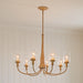 Myhouse Lighting Kichler - 52469WMP - Seven Light Chandelier - Melis - Warm Maple Wood