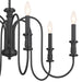 Myhouse Lighting Kichler - 52470BK - Six Light Chandelier - Karthe - Black