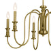 Myhouse Lighting Kichler - 52470NBR - Six Light Chandelier - Karthe - Natural Brass