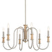 Myhouse Lighting Kichler - 52470NI - Six Light Chandelier - Karthe - Brushed Nickel