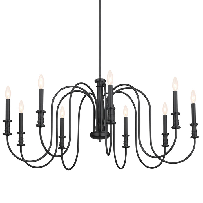 Myhouse Lighting Kichler - 52471BK - Nine Light Chandelier - Karthe - Black