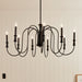 Myhouse Lighting Kichler - 52471BK - Nine Light Chandelier - Karthe - Black