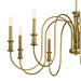 Myhouse Lighting Kichler - 52471NBR - Nine Light Chandelier - Karthe - Natural Brass