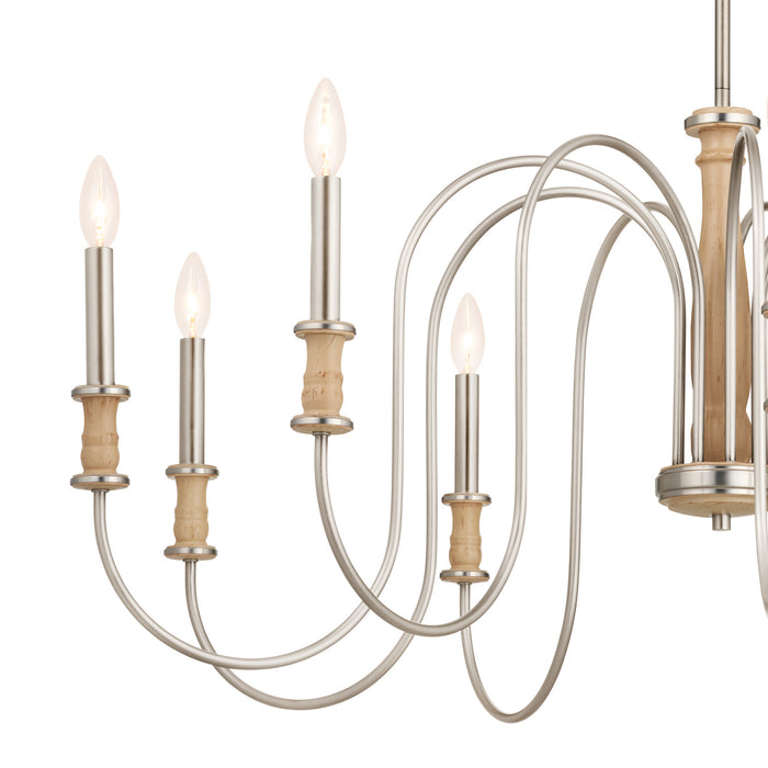 Myhouse Lighting Kichler - 52471NI - Nine Light Chandelier - Karthe - Brushed Nickel