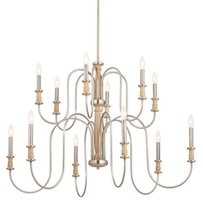 Myhouse Lighting Kichler - 52472NI - 12 Light Chandelier - Karthe - Brushed Nickel