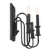 Myhouse Lighting Kichler - 52473BK - Three Light Wall Sconce - Karthe - Black