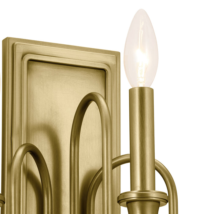 Myhouse Lighting Kichler - 52473NBR - Three Light Wall Sconce - Karthe - Natural Brass