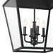 Myhouse Lighting Kichler - 52475BKT - Four Light Foyer Pendant - Dame - Textured Black