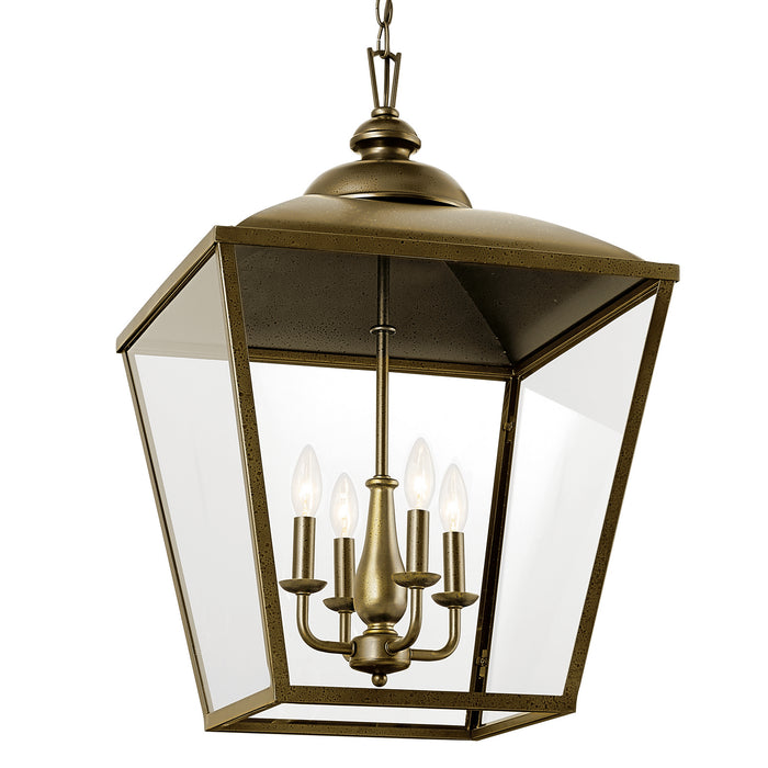 Myhouse Lighting Kichler - 52475CHZ - Four Light Foyer Pendant - Dame - Character Bronze