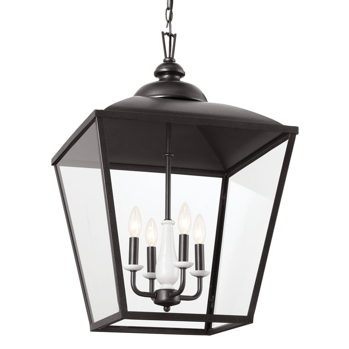 Myhouse Lighting Kichler - 52475AVI - Four Light Foyer Pendant - Dame - Anvil Iron