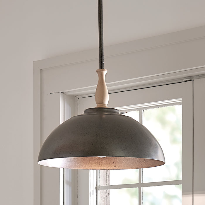 Myhouse Lighting Kichler - 52476AVI - One Light Pendant - Fira - Anvil Iron