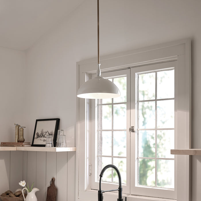 Myhouse Lighting Kichler - 52476WH - One Light Pendant - Fira - White