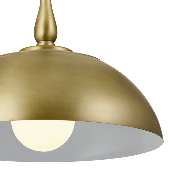 Myhouse Lighting Kichler - 52477NBR - One Light Pendant - Fira - Natural Brass