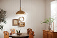 Myhouse Lighting Kichler - 52477NBR - One Light Pendant - Fira - Natural Brass