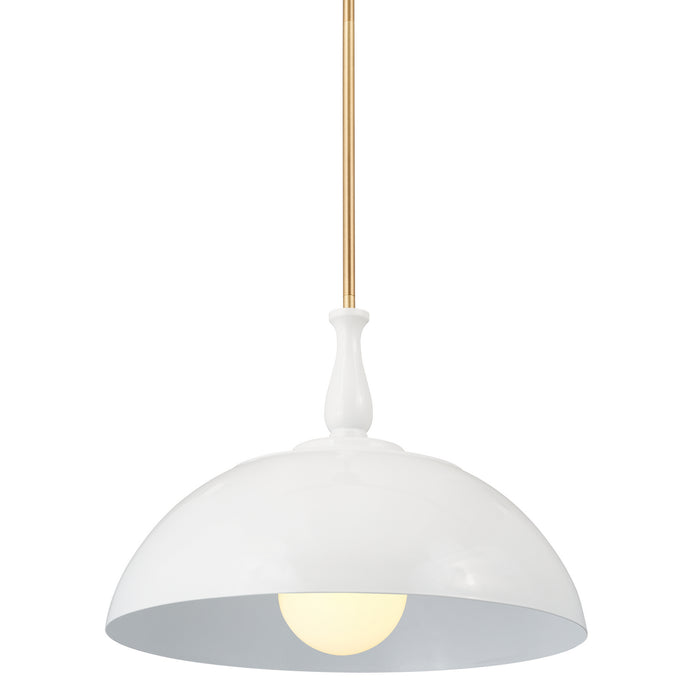 Myhouse Lighting Kichler - 52477WH - One Light Pendant - Fira - White