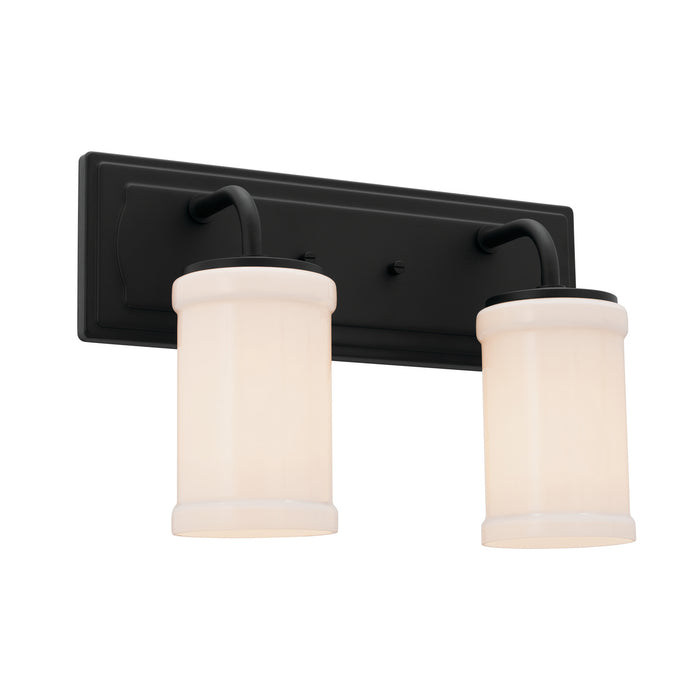 Myhouse Lighting Kichler - 55130BKT - Two Light Bath - Vetivene - Textured Black