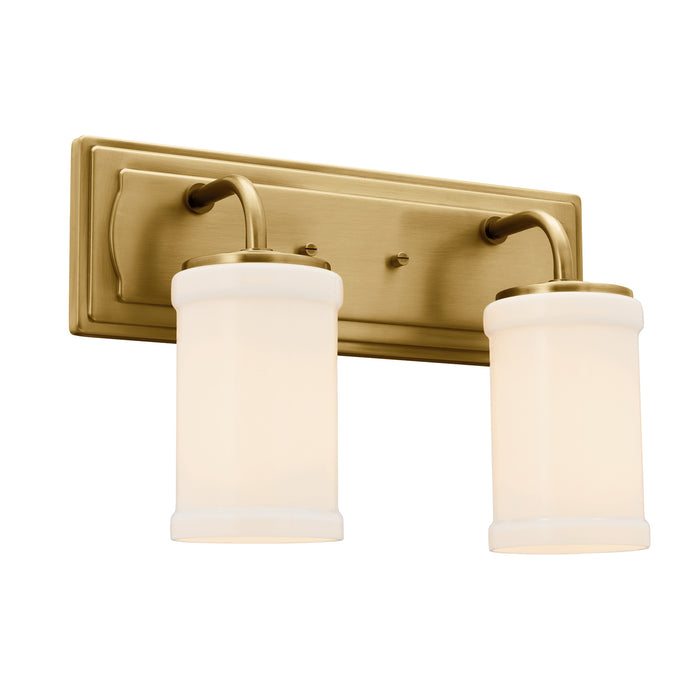 Myhouse Lighting Kichler - 55130NBR - Two Light Bath - Vetivene - Natural Brass