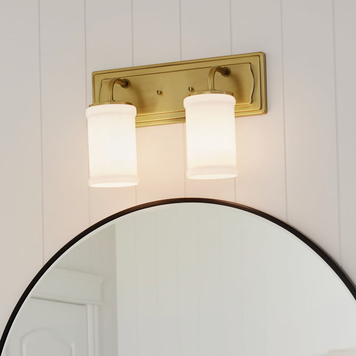 Myhouse Lighting Kichler - 55130NBR - Two Light Bath - Vetivene - Natural Brass