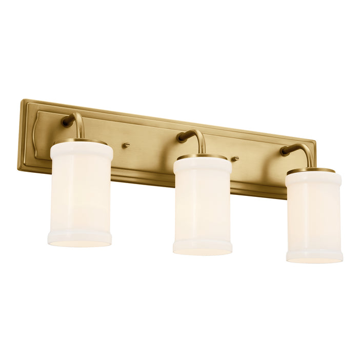 Myhouse Lighting Kichler - 55131NBR - Three Light Bath - Vetivene - Natural Brass