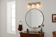 Myhouse Lighting Kichler - 55131NBR - Three Light Bath - Vetivene - Natural Brass