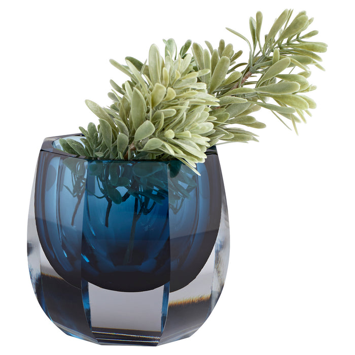 Myhouse Lighting Cyan - 11253 - Vase - Blue/Clear