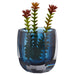 Myhouse Lighting Cyan - 11254 - Vase - Blue/Clear