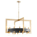 Myhouse Lighting Cyan - 11269 - 24 Light Chandelier - Noir / Aged Brass