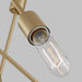 Myhouse Lighting Visual Comfort Studio - 3100506-848 - Six Light Chandelier - Axis - Satin Brass