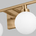 Myhouse Lighting Visual Comfort Studio - 4461604-848 - Four Light Bath Vanity - Clybourn - Satin Brass