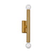 Myhouse Lighting Visual Comfort Studio - TW1122BBS - Two Light Wall Sconce - Beckham Modern - Burnished Brass