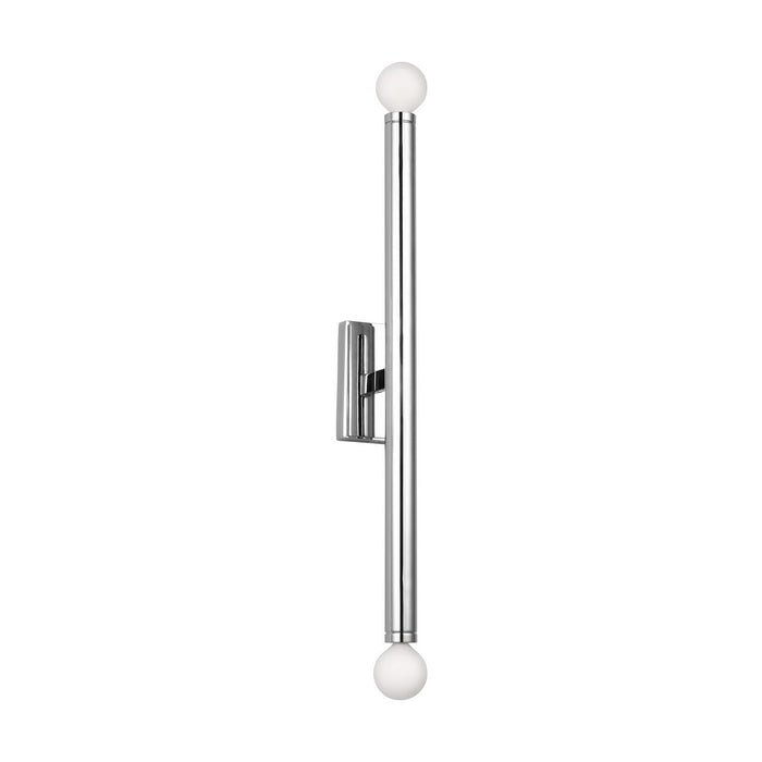 Myhouse Lighting Visual Comfort Studio - TW1132PN - Two Light Wall Sconce - Beckham Modern - Polished Nickel