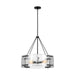 Myhouse Lighting Visual Comfort Studio - AP1234AI - Four Light Chandelier - Calvert - Aged Iron