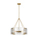 Myhouse Lighting Visual Comfort Studio - AP1234BBS - Four Light Chandelier - Calvert - Burnished Brass