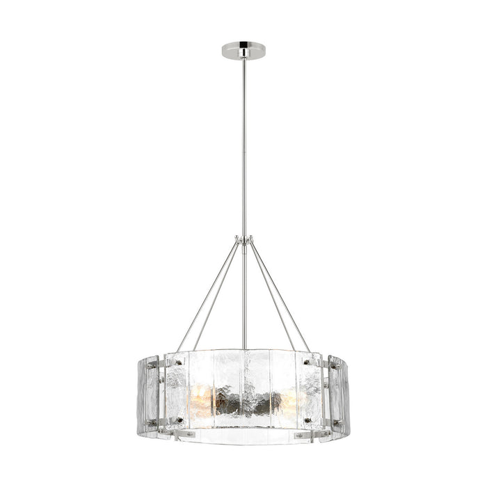 Myhouse Lighting Visual Comfort Studio - AP1234PN - Four Light Chandelier - Calvert - Polished Nickel