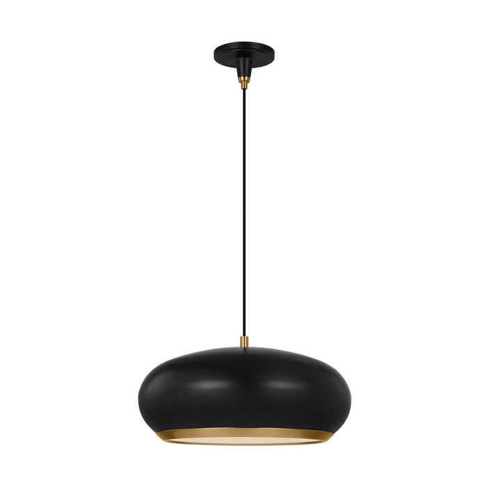 Myhouse Lighting Visual Comfort Studio - TP1131AIBBS - One Light Pendant - Clasica - Aged Iron