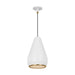 Myhouse Lighting Visual Comfort Studio - TP1141MWTBBS - One Light Pendant - Clasica - Matte White