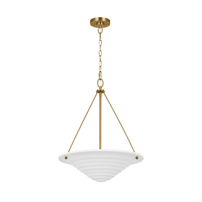 Myhouse Lighting Visual Comfort Studio - AP1213TXW - Three Light Pendant - Dosinia - Textured White