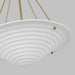 Myhouse Lighting Visual Comfort Studio - AP1224TXW - Four Light Pendant - Dosinia - Textured White