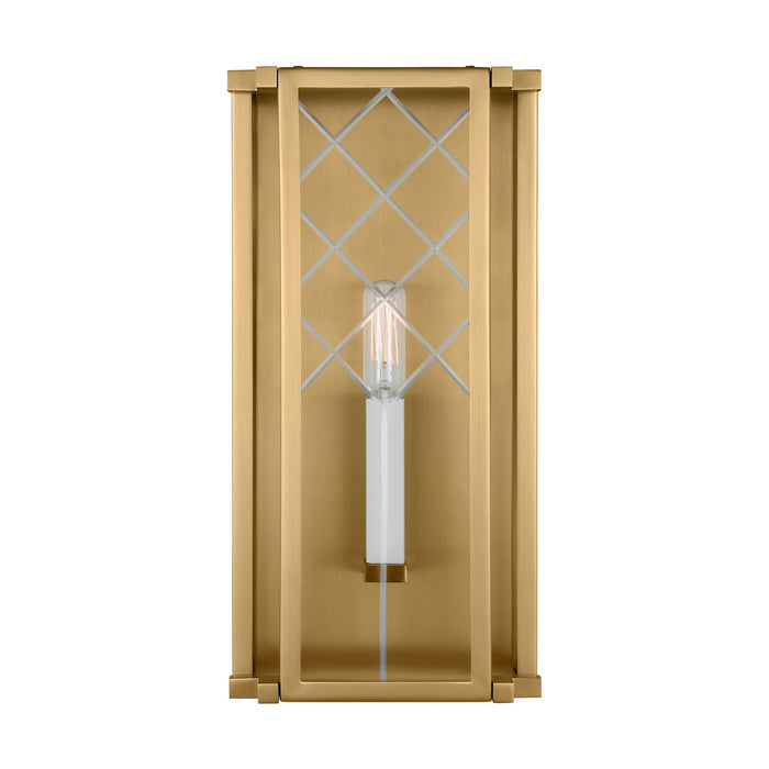 Myhouse Lighting Visual Comfort Studio - AW1161BBS - One Light Wall Sconce - Erro - Burnished Brass