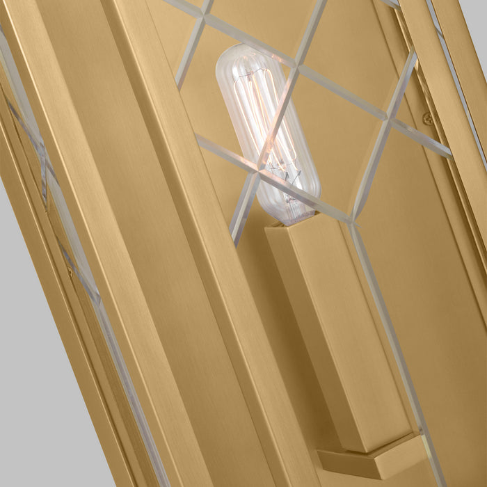 Myhouse Lighting Visual Comfort Studio - AW1161BBS - One Light Wall Sconce - Erro - Burnished Brass