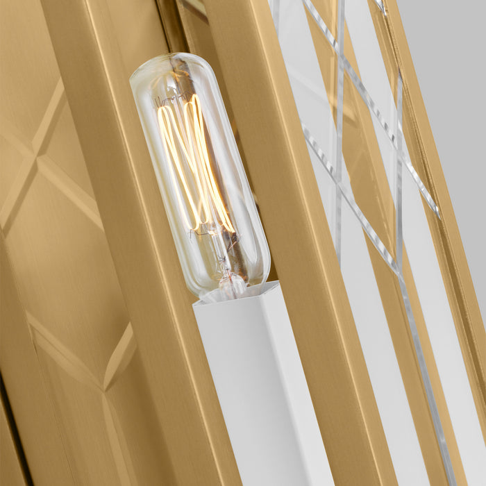 Myhouse Lighting Visual Comfort Studio - AW1161BBS - One Light Wall Sconce - Erro - Burnished Brass