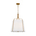 Myhouse Lighting Visual Comfort Studio - AP1253ADB - Three Light Pendant - Leander - Antique Gild