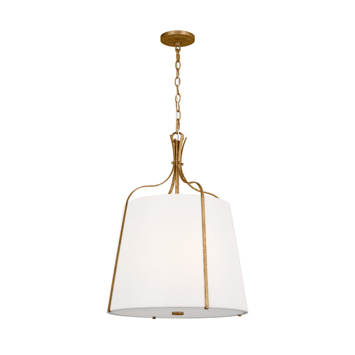 Myhouse Lighting Visual Comfort Studio - AP1253ADB - Three Light Pendant - Leander - Antique Gild