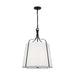 Myhouse Lighting Visual Comfort Studio - AP1253SMS - Three Light Pendant - Leander - Smith Steel